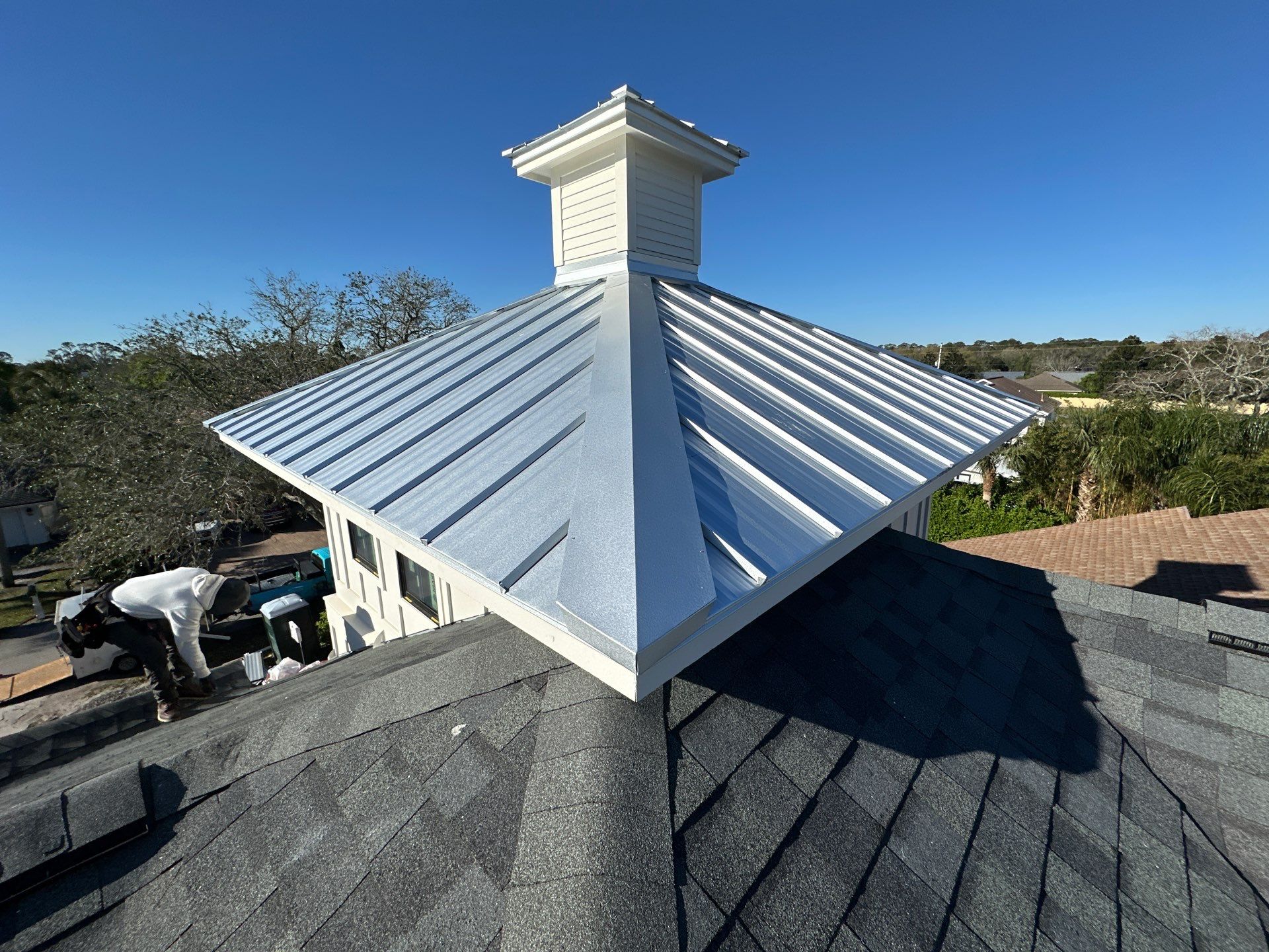 New Construction Shingle/Metal Combination Roof on Jefferson Avenue – Ponte Vedra Beach, FL